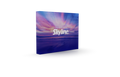 Pop-up 10-foot straight display with silicon-edge fabric graphics
