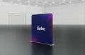 8-foot straight backwall display with aluminum frame and single-sided pillowcase graphic