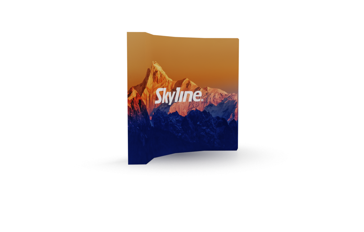 TW Fabric Pop-Up 10' Curved Replacement Graphic